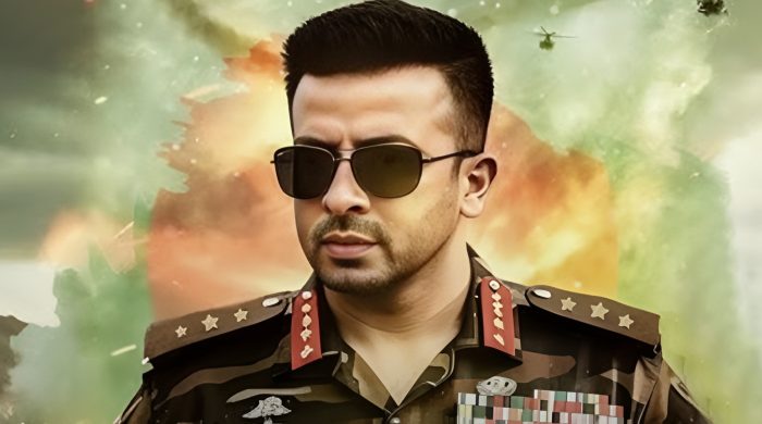 সোলজার সিনেমা, শাকিব খান, তানজিন তিশা, জান্নাতুল ফেরদৌস ঐশী, সাকিব ফাহাদ, দেশপ্রেমের সিনেমা, বাংলা সিনেমা, সান মিউজিক অ্যান্ড মোশন পিকচার্স, ঢালিউড, বাংলাদেশ চলচ্চিত্র