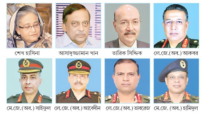 ডিজিএফআই, গুম মামলা, আন্তর্জাতিক অপরাধ ট্রাইব্যুনাল, শেখ হাসিনা, বেনজীর আহমেদ, র‍্যাব, টিএফআই সেল, আয়নাঘর, মানবতাবিরোধী অপরাধ, বাংলাদেশের ট্রাইব্যুনাল
