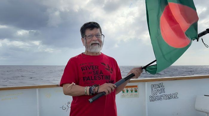 শহিদুল আলম, ফ্রিডম ফ্লোটিলা, গাজা, ইসরাইল, মানবিক সহায়তা, গাজা অবরোধ, ইসরাইলি নৌবাহিনী, ফিলিস্তিন, টাইমস অব ইসরাইল